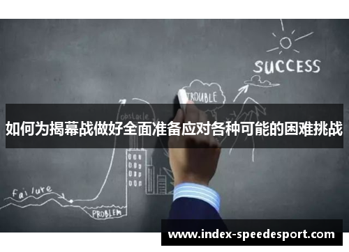 如何为揭幕战做好全面准备应对各种可能的困难挑战